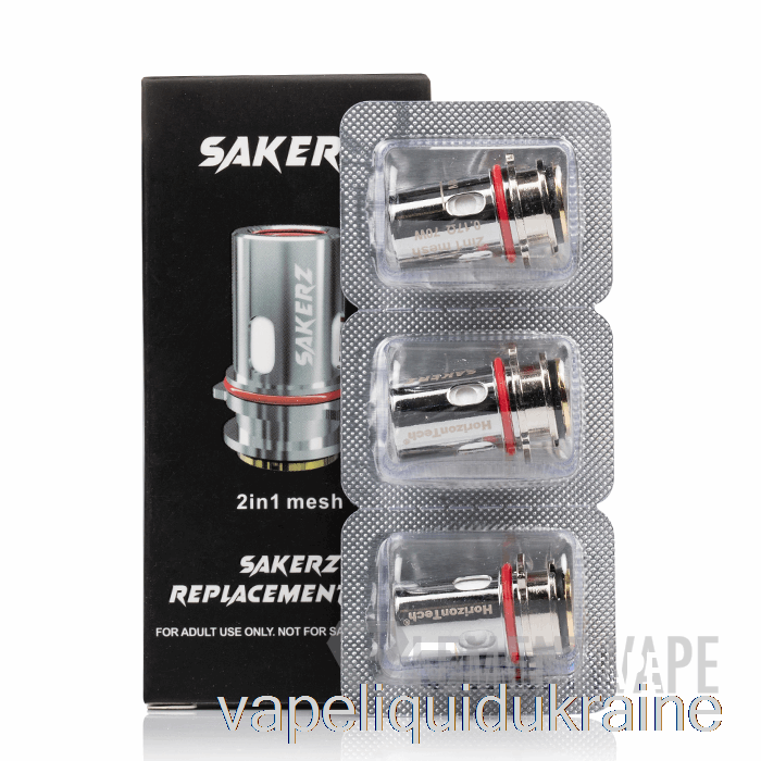 Vape Ukraine Horizon SAKERZ Replacement Coils 0.17ohm 2-in-1 Mesh Coils